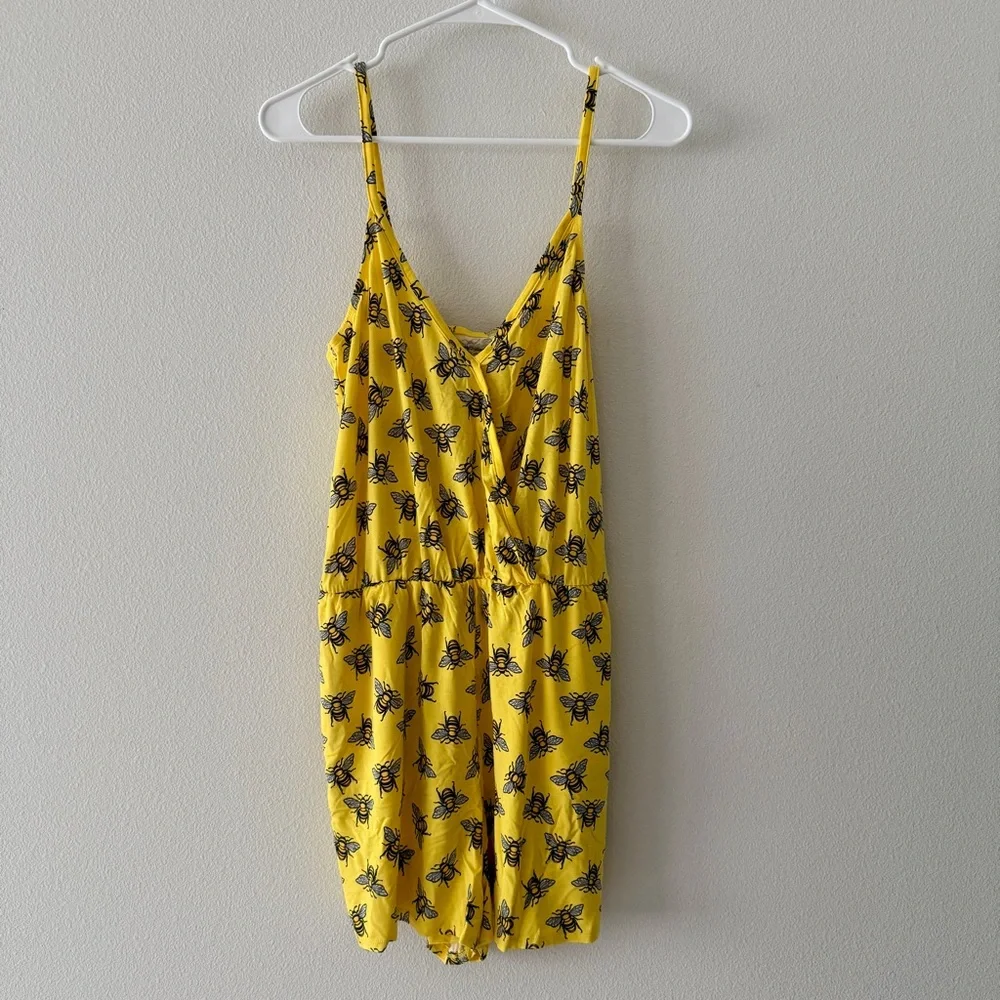 MeUndies QUEEN BEE Romper SOFT MODAL NWT Women’s Loungewear Pajama PJs Large New - Picture 7 of 12